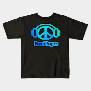 Peace and Progress Kids T-Shirt
